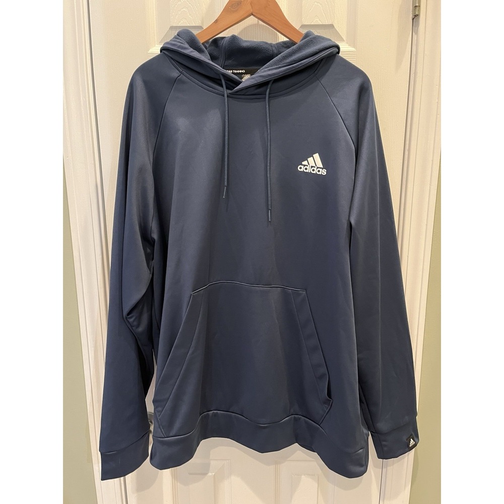 Adidas Designed For Training Aeroready Hoodie‎ Mens 2XL Navy Athleisure Sports